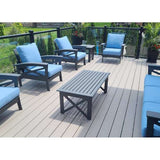 Rocklyn Coffee Table and Club Chairs