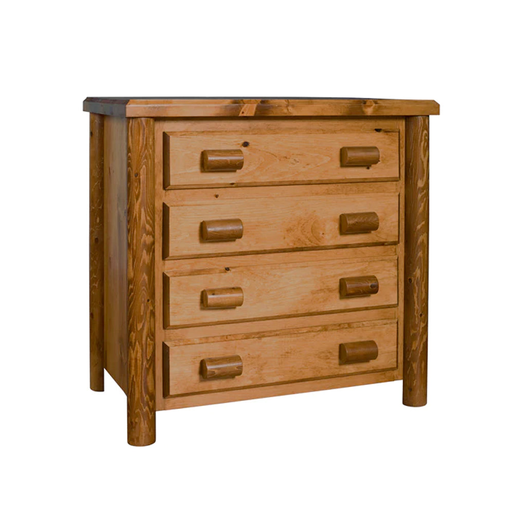 Rocky Valley 4 Drawer Log Dresser