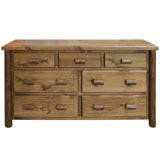 Rocky Valley Large 7 Drawer Log Dresser