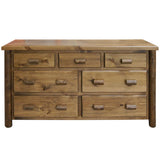 Rocky Valley Large 7 Drawer Log Dresser