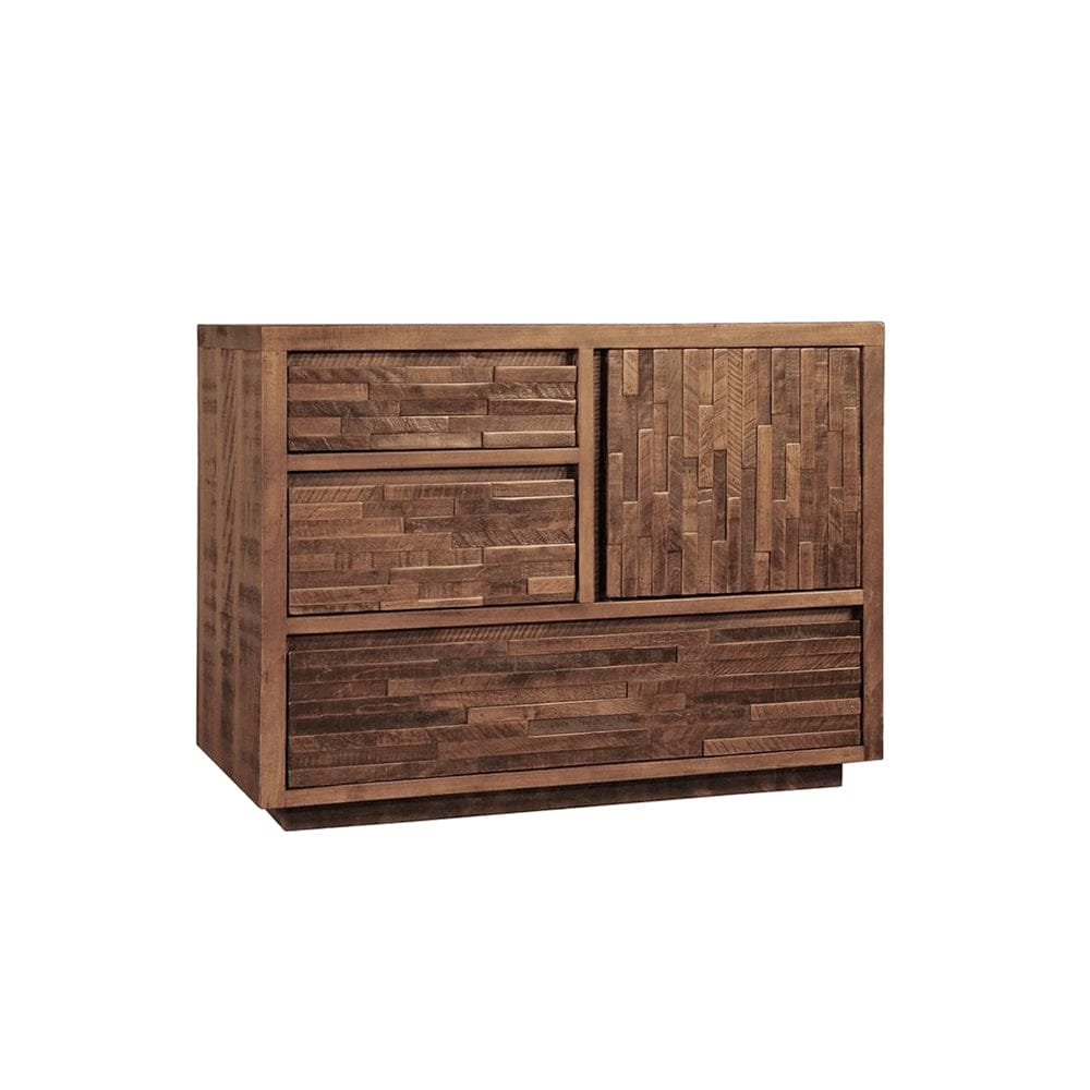 Rustic Roots 3 Drawer 1 Door Dresser