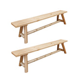 Straight Edge Rocky Valley Dining Benches
