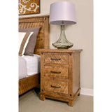 Timber Haven 3 Drawer Nightstand