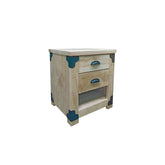 Timber and Iron 2 Drawer Nightstand