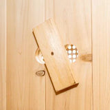 Vent from inside sauna (Includes wood moveable cover)