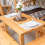 40"x70" Pine Dining Table