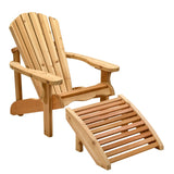 Muskoka chair with ottoman