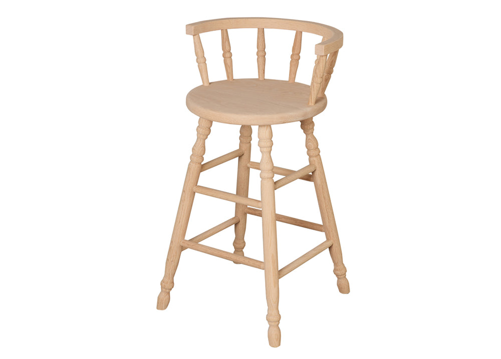 22" Log Furniture Youth Bar Stool