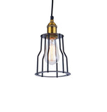 Industrial Cage Edison Filament Pendant