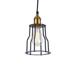 Industrial Cage Edison Filament Pendant