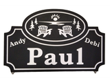 Cottage sunset outdoor sign