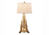 Antler Base Table Lamp with Glass