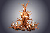 Antler Chandelier - 18 Light Elk & Fallow