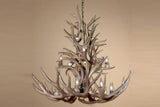 Antler Chandelier - 9 Light L Mule (27"W x 24"H)