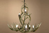 Antler Chandelier - 9 Light L Mule (35"W x 32"H)