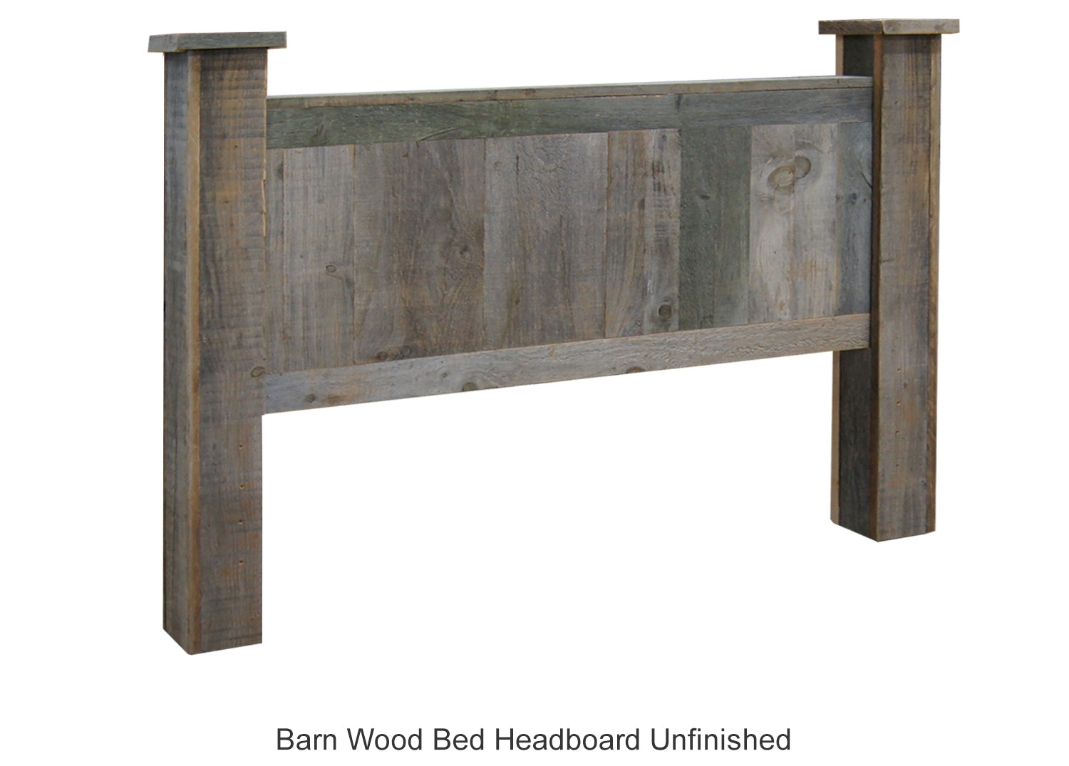 Barn Wood Bed Headboard Unfinished