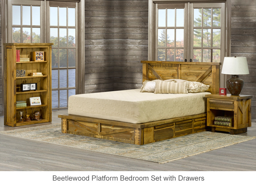 Beetlewood 1 Drawer Night Stand in bedroom