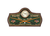 Billiard Academy Clock