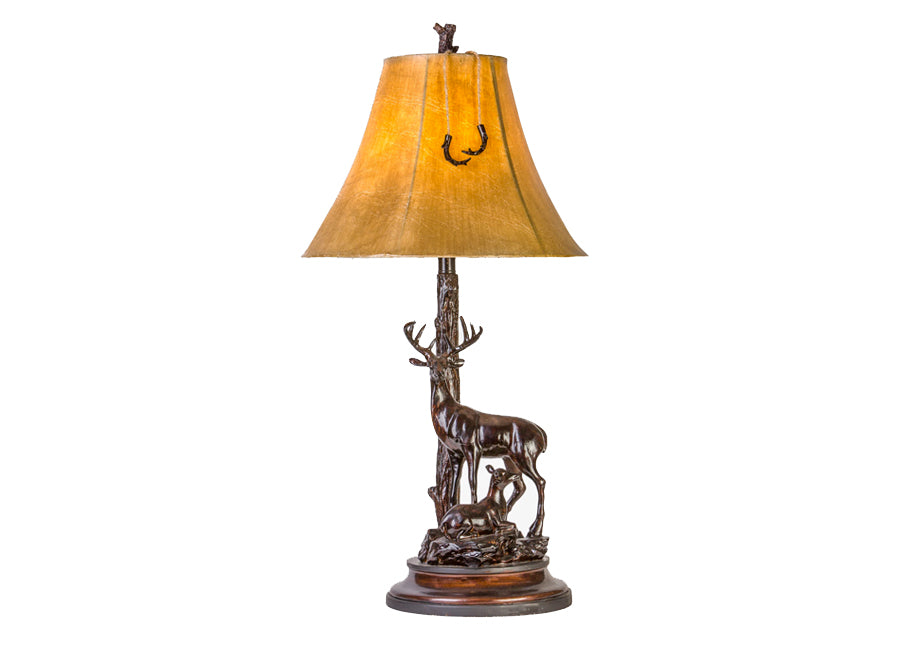 Buck and Doe Table Lamp