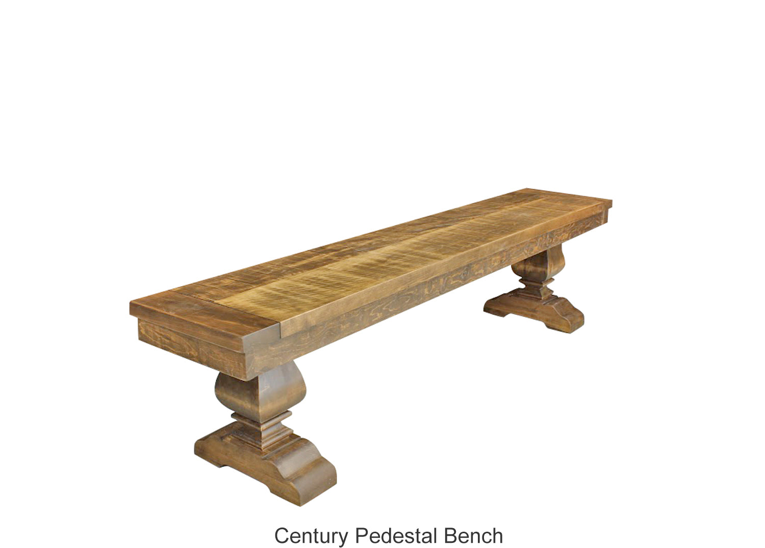 Century Pedestal Bench