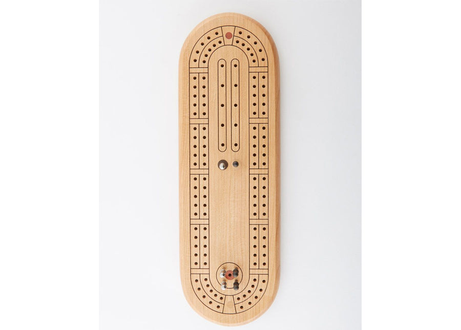 Compact Cribbage Wood Board