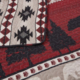 Creekside Bear Quilt Close Up