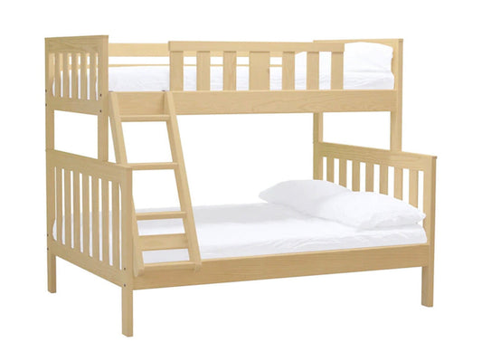 Twin over double bunk bed