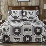 Farm Life Quilt with Farm Animals