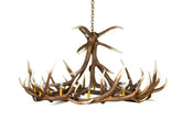 Faux Elk 9 Antler Chandelier