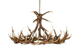 Faux Elk 9 Antler Chandelier