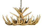 Faux Whitetail Deer 12 Antler Cascade Chandelier
