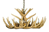Faux Whitetail Deer 12 Antler Cascade Chandelier