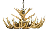 Faux Whitetail Deer 12 Antler Cascade Chandelier