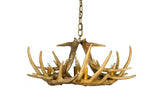 Faux Whitetail Deer 6 Antler Chandelier