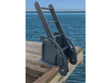 Folding Dock Ladder on the Dock
