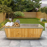 Glacier Cold Plunge Tub In the Back Yard