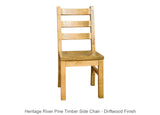 Heritage River Pine Timber Side Chair