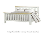 Heritage River Slat Bed in twin, double, queen or king
