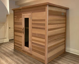 Indoor Red Cedar Cabin Sauna
