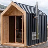 Knotty Cedar Hudson Pure Cure Sauna Angle View