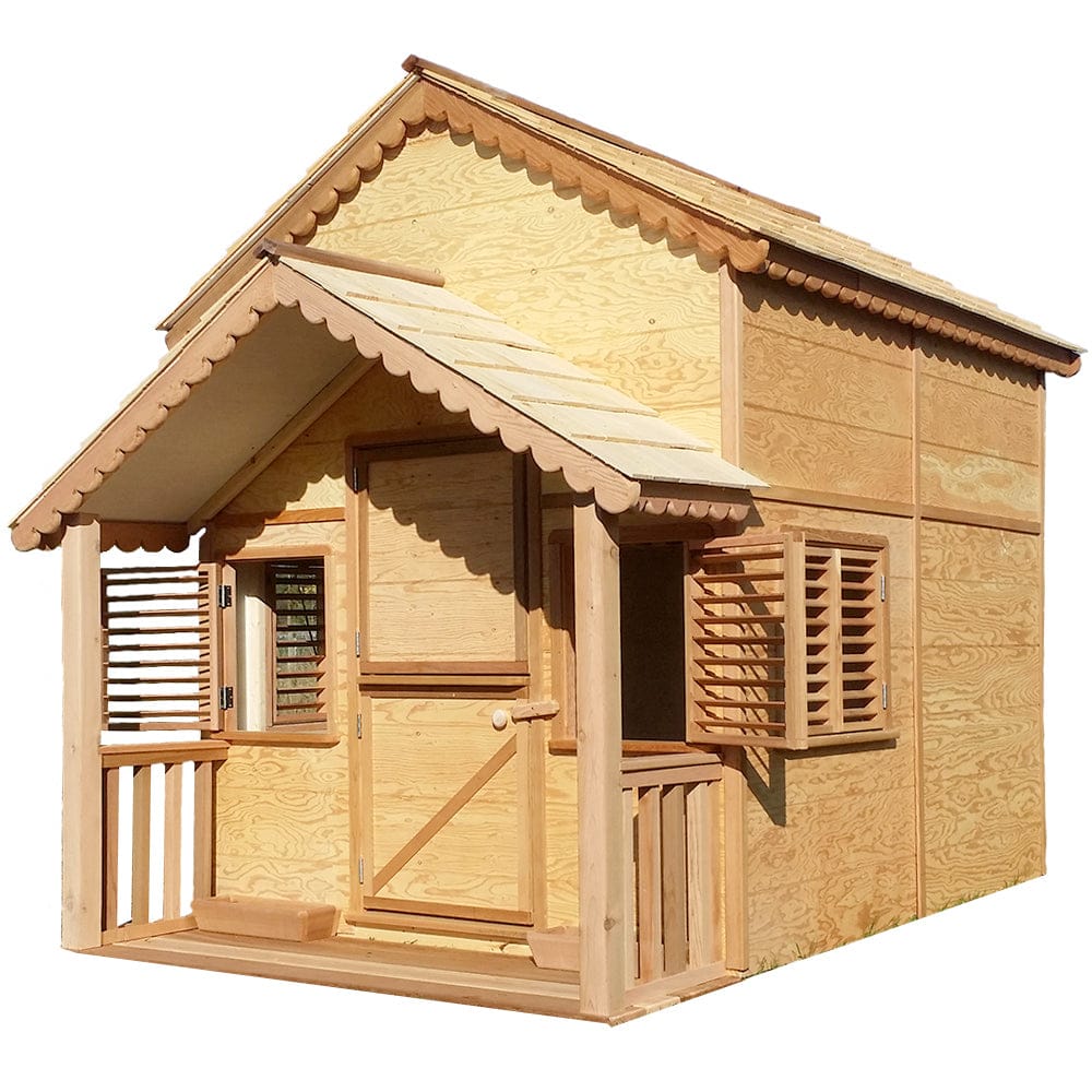 Jordan Cottage Playhouse with Loft and Front Porch (6' x 9')