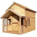 Jordan Cottage Playhouse with Loft and Front Porch (6' x 9')
