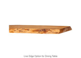 Heritage River Bench live edge