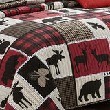 Lodge Life Quilt Close Up