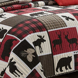 Lodge Life Quilt Close Up