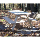 Log Picnic Table