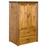 Mountain Lodge 2 Drawer Wardrobe in Early American