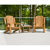 Muskoka Log Chair stained