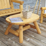 Oval Log Coffee table