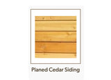 Planed Cedar Siding